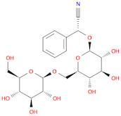 Benzeneacetonitrile,a-[(6-O-b-D-glucopyranosyl-b-D-glucopyranosyl)oxy]-, (aR)-