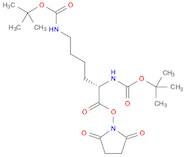 Carbamic acid,[(1S)-1-[[(2,5-dioxo-1-pyrrolidinyl)oxy]carbonyl]-1,5-pentanediyl]bis-,bis(1,1-dimethylethyl) ester
