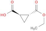 1,2-Cyclopropanedicarboxylic acid, monoethyl ester, (1R,2R)-