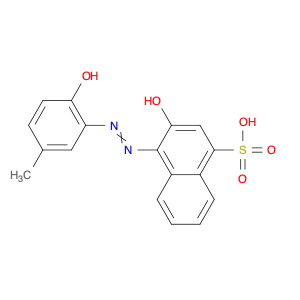 1-Naphthalenesulfonic acid,3-hydroxy-4-[(2-hydroxy-5-methylphenyl)azo]-