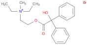 Ethanaminium, N,N-diethyl-2-[(hydroxydiphenylacetyl)oxy]-N-methyl-,bromide