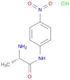 Propanamide, 2-amino-N-(4-nitrophenyl)-, monohydrochloride, (2S)-
