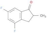 1H-Inden-1-one, 4,6-difluoro-2,3-dihydro-2-methyl-