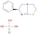 Imidazo[2,1-b]thiazole, 2,3,5,6-tetrahydro-6-phenyl-, (S)-, phosphate(1:1)