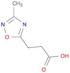 3-(3-Methyl-1,2,4-oxadiazol-5-yl)propanoic acid