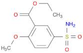 Benzoic acid, 5-(aminosulfonyl)-2-methoxy-, ethyl ester