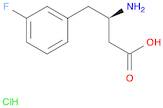 Benzenebutanoicacid, b-amino-3-fluoro-, hydrochloride (1:1),(bR)-