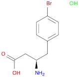 Benzenebutanoic acid, b-amino-4-bromo-, hydrochloride (1:1), (bR)-