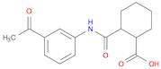 2-{[(3-Acetylphenyl)amino]-carbonyl}cyclohexanecarboxylic acid