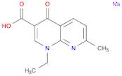 1,8-Naphthyridine-3-carboxylic acid,1-ethyl-1,4-dihydro-7-methyl-4-oxo-, sodium salt