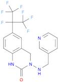 2(1H)-Quinazolinone,3,4-dihydro-3-[(3-pyridinylmethyl)amino]-6-[1,2,2,2-tetrafluoro-1-(trifluoromethyl)ethyl]-