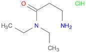 Propanamide,3-amino-N,N-diethyl-, hydrochloride (1:1)