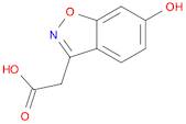 1,2-Benzisoxazole-3-acetic acid, 6-hydroxy-