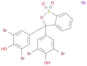 Phenol,4,4'-(1,1-dioxido-3H-2,1-benzoxathiol-3-ylidene)bis[2,6-dibromo-,monosodium salt