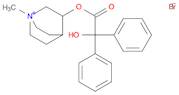 1-Azoniabicyclo[2.2.2]octane, 3-[(hydroxydiphenylacetyl)oxy]-1-methyl-,bromide