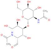 N-[(3R,4R,5S,6R)-5-[(3R,4R,5R,6R)-3-acetamido-4,5-dihydroxy-6-(hydroxymethyl)oxan-2-yl]oxy-2,4-dihydroxy-6-(hydroxymethyl)oxan-3-yl]acetamide