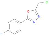 1,3,4-Oxadiazole, 2-(chloromethyl)-5-(4-fluorophenyl)-