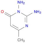 4(3H)-Pyrimidinone, 2,3-diamino-6-methyl-