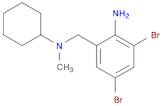 Benzenemethanamine, 2-amino-3,5-dibromo-N-cyclohexyl-N-methyl-