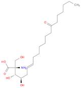 (E,2R,3S,4S)-2-amino-3,4-dihydroxy-2-(hydroxymethyl)-14-oxoicos-6-enoic acid