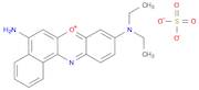 Benzo[a]phenoxazin-7-ium, 5-amino-9-(diethylamino)-, sulfate (2:1)