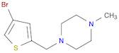 Piperazine, 1-[(4-bromo-2-thienyl)methyl]-4-methyl-
