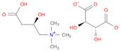 1-Propanaminium, 3-carboxy-2-hydroxy-N,N,N-trimethyl-, (2R)-, saltwith (2R,3R)-2,3-dihydroxybutanedioic acid (2:1)OTHER CA INDEX NAMES:Butanedioic acid, 2,3-dihydroxy- (2R,3R)-, ion(2-),bis[(2R)-3-carboxy-2-hydroxy-N,N,N-trimethyl-1-propanaminium]