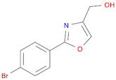 4-Oxazolemethanol,2-(4-bromophenyl)-