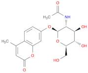 2H-1-Benzopyran-2-one,7-[[2-(acetylamino)-2-deoxy-b-D-glucopyranosyl]oxy]-4-methyl-