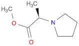 1-Pyrrolidineacetic acid, a-methyl-, methyl ester, (aR)-