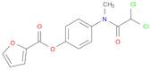 2-Furancarboxylic acid, 4-[(dichloroacetyl)methylamino]phenyl ester