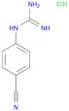 Guanidine, (4-cyanophenyl)-, monohydrochloride