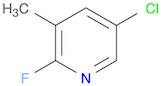 5-chloro-2-fluoro-3-methylpyridine