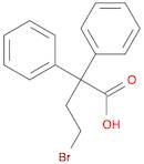 Benzeneacetic acid, a-(2-bromoethyl)-a-phenyl-