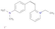 Pyridinium, 2-[2-[4-(dimethylamino)phenyl]ethenyl]-1-ethyl-, iodide