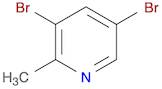 3,5-dibromo-2-methylpyridine