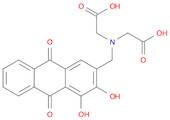 Glycine,N-(carboxymethyl)-N-[(9,10-dihydro-3,4-dihydroxy-9,10-dioxo-2-anthracenyl)methyl]-