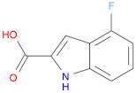 1H-Indole-2-carboxylic acid, 4-fluoro-