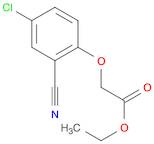 Acetic acid, (4-chloro-2-cyanophenoxy)-, ethyl ester