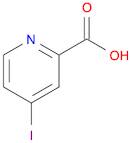 2-Pyridinecarboxylic acid, 4-iodo-