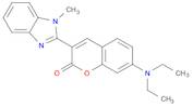 2H-1-Benzopyran-2-one,7-(diethylamino)-3-(1-methyl-1H-benzimidazol-2-yl)-
