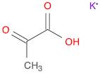Propanoic acid, 2-oxo-, potassium salt