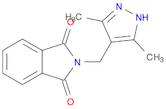 2-[(3,5-dimethyl-1H-pyrazol-4-yl)methyl]isoindole-1,3-dione