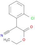 Benzeneacetic acid, 2-chloro-a-cyano-, ethyl ester