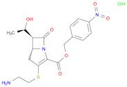 1-Azabicyclo[3.2.0]hept-2-ene-2-carboxylicacid, 3-[(2-aminoethyl)thio]-6-[(1R)-1-hydroxyethyl]-7-oxo-,(4-nitrophenyl)methyl ester, hydrochloride (1:1), (5R,6S)-