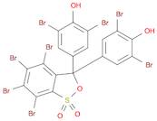 Phenol,4,4'-(4,5,6,7-tetrabromo-1,1-dioxido-3H-2,1-benzoxathiol-3-ylidene)bis[2,6-dibromo-