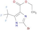 ethyl 2-bromo-5-(trifluoromethyl)-1H-imidazole-4-carboxylate