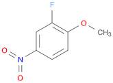 Benzene, 2-fluoro-1-methoxy-4-nitro-