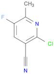 3-Pyridinecarbonitrile, 2-chloro-5-fluoro-6-methyl-