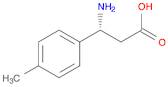 Benzenepropanoic acid, b-amino-4-methyl-, (bR)-